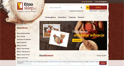 Desktop Screenshot of etnosklep.pl